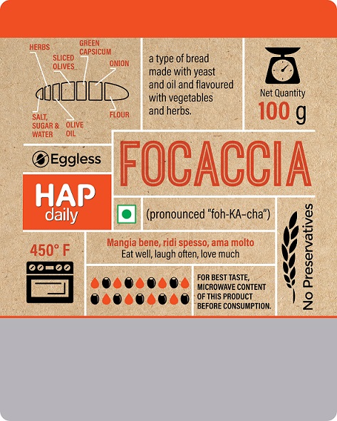 Hap Daily Focaccia Device mark 4725913 Trademark