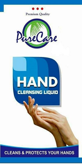 Purecare Hand Cleansing Liquid Device mark 4729516 Trademark