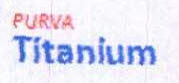 Purva Titanium Device mark 4732039 Trademark