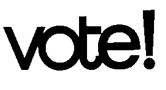 Vote! Device mark 4742002 Trademark