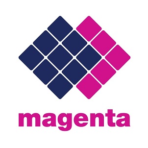 Two Blocks Interconnected Withmagenta (label) Device mark 4768507 Trademark