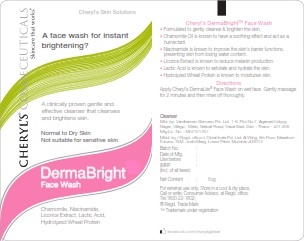 Cheryl’s Dermabright Face Wash Device mark 4936900 Trademark
