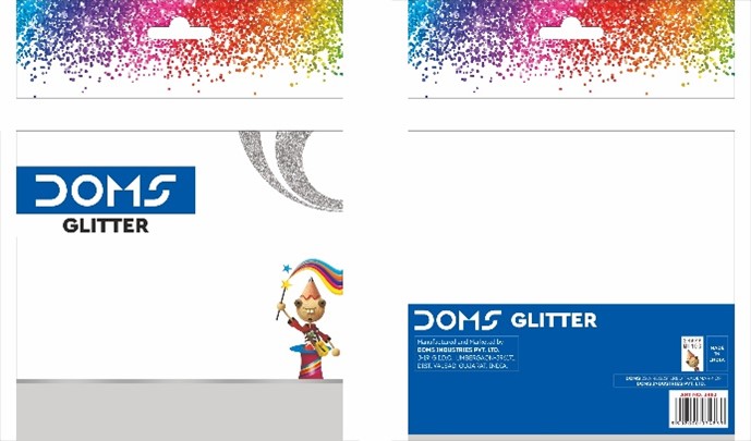 Doms Glitter Packaging Device mark 4940199 Trademark