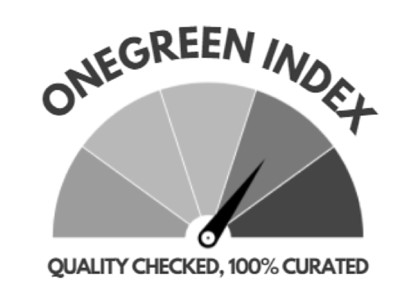 Onegreen Index Quality Check, 100% Curated Device mark 4953143 Trademark