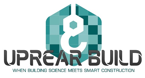 Uprear Build With Tag Line When Building Science Meets Smart Construction Device mark 4954091 Trademark