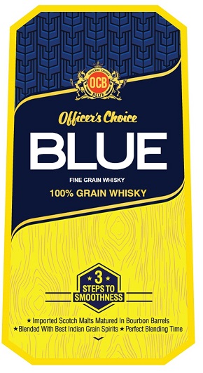Officer's Choice Blue Fine Grain Whisky Device mark 4977486 Trademark