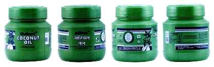 Shalimar Coconut Oil Green Wide Mouth 175 Ml. Device mark 4985321 Trademark