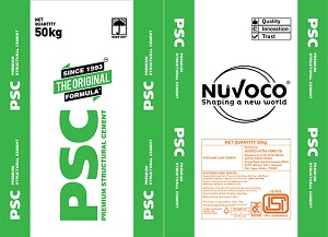 Psc ( Premium Structural Cement) With White Background Bag Layout ( Front And Back) Packaging Device mark 4989392 Trademark