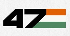 47 With Coloured Stripe (logo And Device) Device mark 5297047 Trademark