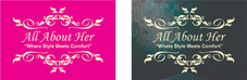 All About Her With Device Device mark 5296468 Trademark