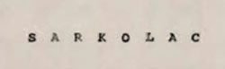 Sarkolac Device mark 641491 Trademark