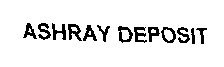 Ashray Deposit Device mark 1486311 Trademark