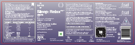 Setu Sleep: Relax Mints Device mark 5272251 Trademark