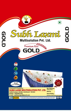 Subh Laxmi Multisolution Pvt. Ltd. Premium Rice Gold (label) Device mark 5510581 Trademark