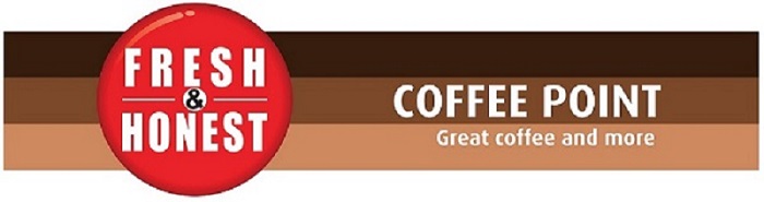 Fresh & Honest & Coffee Point (label) Device mark 5651036 Trademark