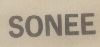 Sonee (lable) Device mark 354412 Trademark