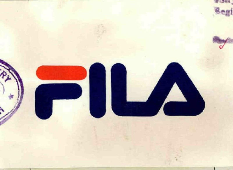 Fila (device) Device mark 399833 Trademark