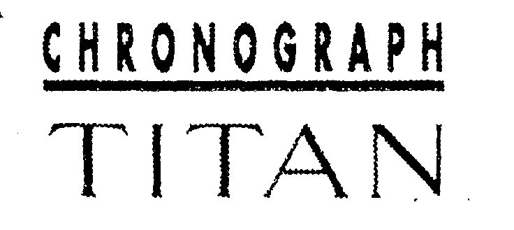 Chronograph Titan Device mark 610693 Trademark
