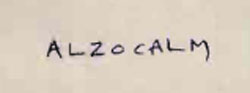Alzocalm Device mark 624335 Trademark