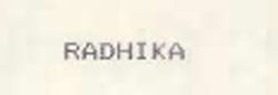 Radhika Device mark 627552 Trademark
