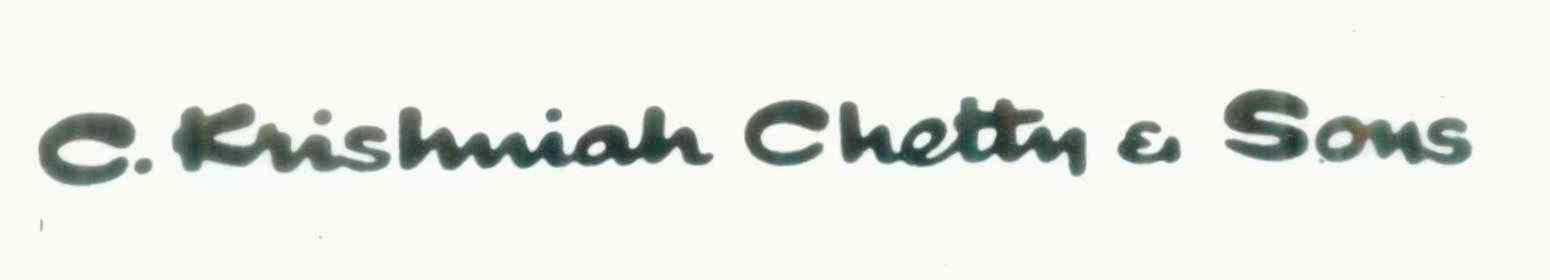 C.krishniah Chetty & Sons Label Device mark 628347 Trademark