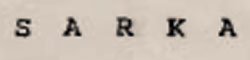 S A R K A Device mark 642813 Trademark
