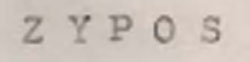 Z Y P O S Device mark 658399 Trademark