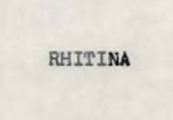 Rhitina Device mark 672787 Trademark