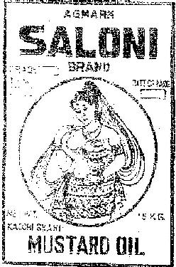 Saloni Brand Mustard Oil Device mark 679934 Trademark