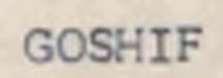 Goshif Device mark 702132 Trademark