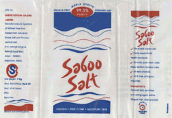 Saboo Salt Device mark 702134 Trademark