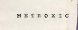 Metroxic Device mark 703498 Trademark