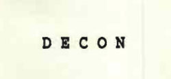 Decon Device mark 715410 Trademark