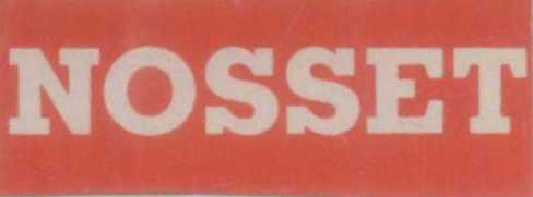 Nosset (logo) (label) Device mark 727778 Trademark