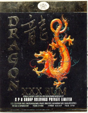 Dragon Xxx Rum (label) Device mark 779160 Trademark
