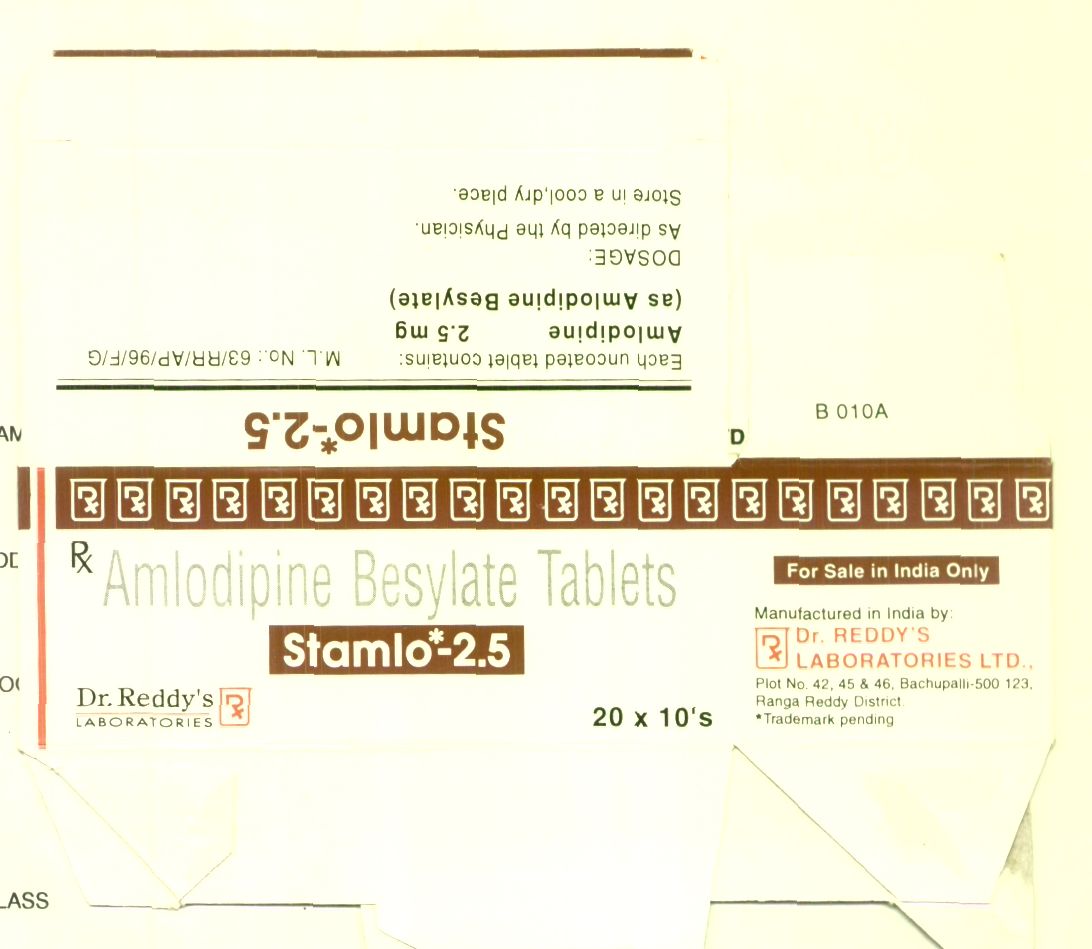 Stamlo*-2.5 (device) Device mark 804005 Trademark