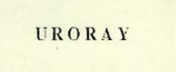 U R O R A Y Device mark 807650 Trademark