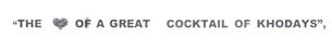 The Heart (device) Of A Great Cocktail Of Khodays Device mark 813534 Trademark