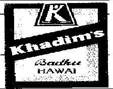 Khadim's Badhu Hawai Device mark 819695 Trademark