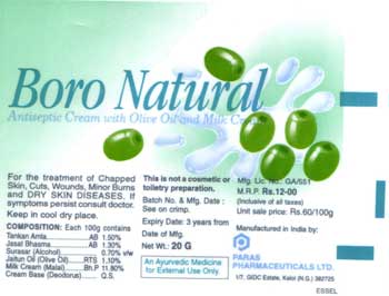 Boro Natural Device mark 823694 Trademark