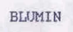 Blumin Device mark 832648 Trademark