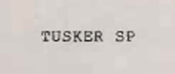 Tusker Sp Device mark 834560 Trademark