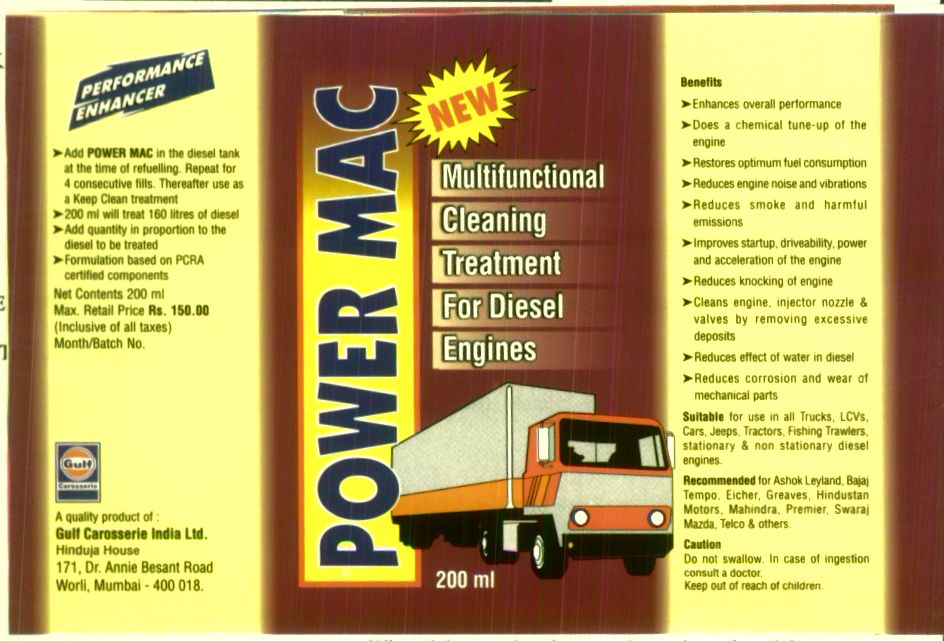 New Power Mac, Truck (device) Device mark 851259 Trademark