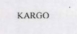 Kargo Device mark 854294 Trademark