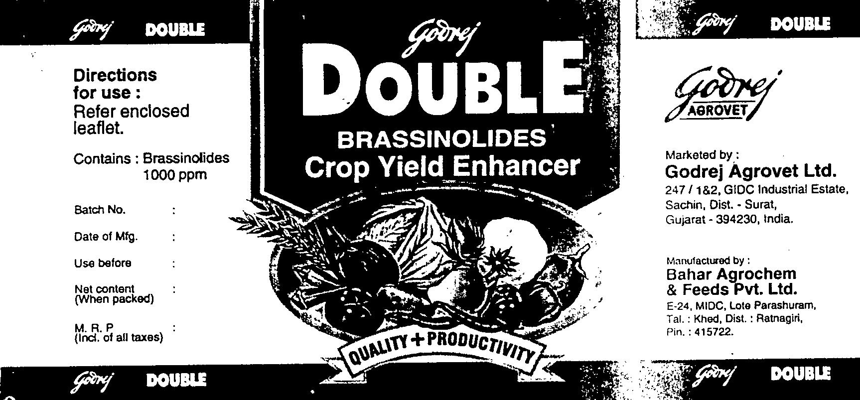 Godrej Double Device mark 878003 Trademark