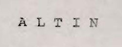 Altin Device mark 882368 Trademark