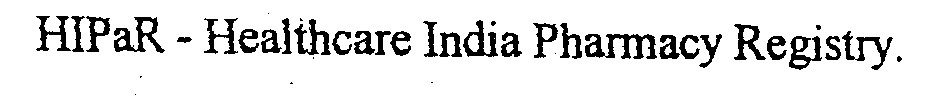 Hipar-healthcare India Pharmacy Registry Device mark 882630 Trademark