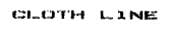 Cloth Line Device mark 888460 Trademark