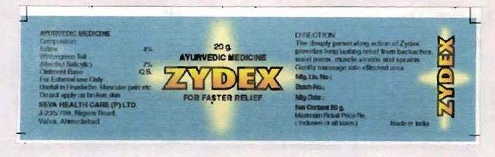 Zydex Device mark 912752 Trademark