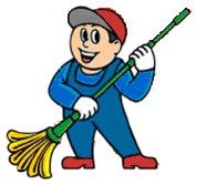 Logo - Caricature Of A Cleaning Boy Device mark 2442813 Trademark